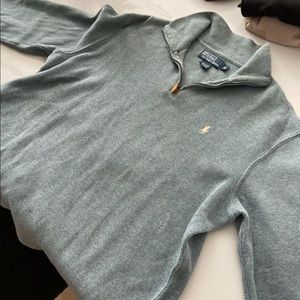 Polo 1/4 zip sweater jacket
